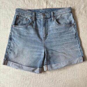Etica Organic Cotton Denim Shorts Size 25 Light Wash $148 Eco Sustainable